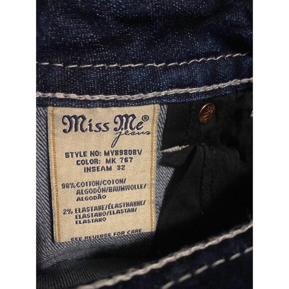 Cowhide Miss Me Jeans - Picture 5 of 5